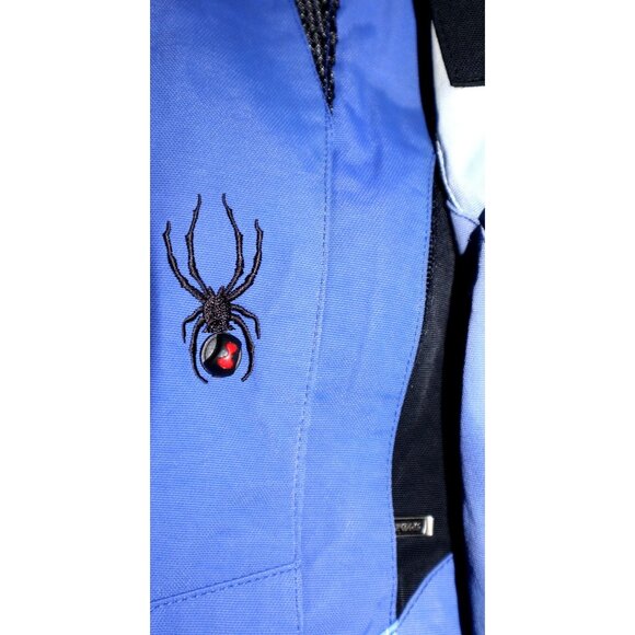 Spyder Dermizax EV Ski Jacket Xstatic Insulation Blue Spider Web Y2K Techcore - Picture 6 of 13